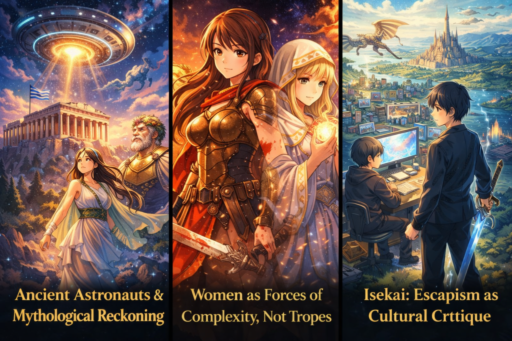 Anime Legacy-Ancient- astronauts-and- cultural-deities